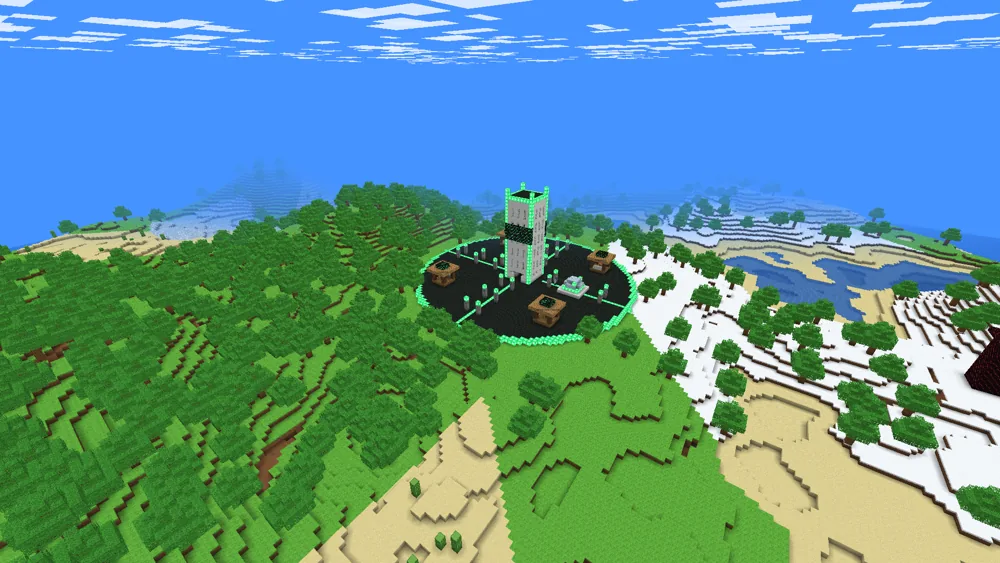 Forests, deserts and snowfields around town